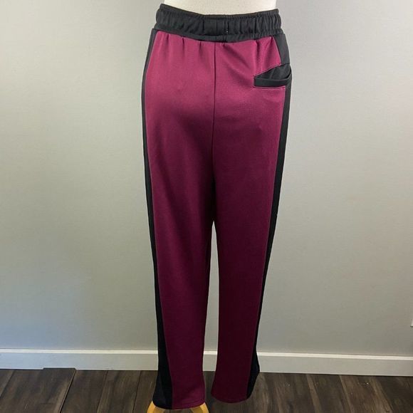 NWT TOPMAN Red Black Loose Fit Track Pants (XXL) - Picture 5 of 8